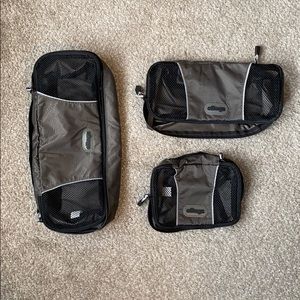 3 soft side EBag packing cubes
